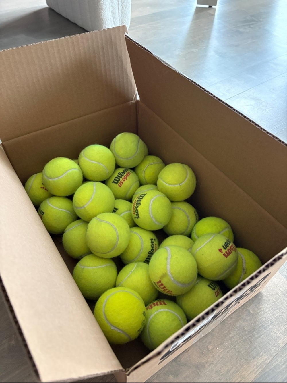 30 Used tennis balls- crafts, kids, dogs